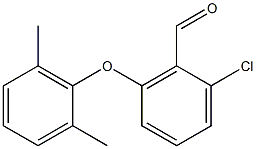 2-chloro-6-(2,6-dimethylphenoxy)benzaldehyde Structure