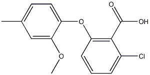 2-chloro-6-(2-methoxy-4-methylphenoxy)benzoic acid