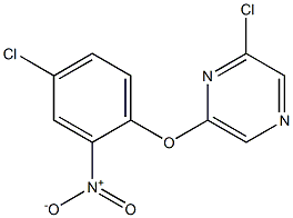 2-chloro-6-(4-chloro-2-nitrophenoxy)pyrazine Structure