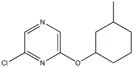 2-chloro-6-[(3-methylcyclohexyl)oxy]pyrazine Structure