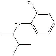 2-chloro-N-(3-methylbutan-2-yl)aniline,,结构式