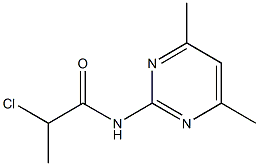 2-chloro-N-(4,6-dimethylpyrimidin-2-yl)propanamide|