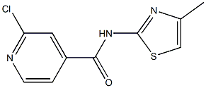 2-chloro-N-(4-methyl-1,3-thiazol-2-yl)pyridine-4-carboxamide