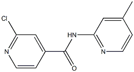 2-chloro-N-(4-methylpyridin-2-yl)pyridine-4-carboxamide