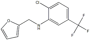 2-chloro-N-(furan-2-ylmethyl)-5-(trifluoromethyl)aniline|