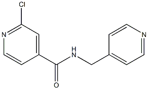 2-chloro-N-(pyridin-4-ylmethyl)pyridine-4-carboxamide Structure