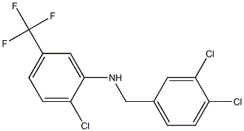 2-chloro-N-[(3,4-dichlorophenyl)methyl]-5-(trifluoromethyl)aniline|