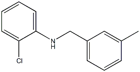 2-chloro-N-[(3-methylphenyl)methyl]aniline Structure