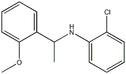 2-chloro-N-[1-(2-methoxyphenyl)ethyl]aniline Structure