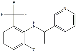  2-chloro-N-[1-(pyridin-3-yl)ethyl]-6-(trifluoromethyl)aniline