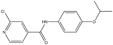 2-chloro-N-[4-(propan-2-yloxy)phenyl]pyridine-4-carboxamide|