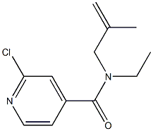  2-chloro-N-ethyl-N-(2-methylprop-2-en-1-yl)pyridine-4-carboxamide