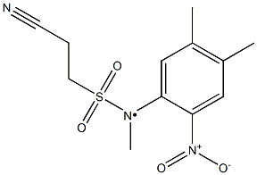 2-cyano-N-(4,5-dimethyl-2-nitrophenyl)-N-methylethane-1-sulfonamido