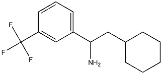 2-cyclohexyl-1-[3-(trifluoromethyl)phenyl]ethan-1-amine