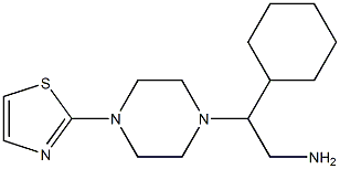  2-cyclohexyl-2-[4-(1,3-thiazol-2-yl)piperazin-1-yl]ethan-1-amine