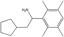 2-cyclopentyl-1-(2,3,5,6-tetramethylphenyl)ethan-1-amine,,结构式