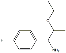 2-ethoxy-1-(4-fluorophenyl)propan-1-amine Struktur