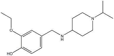 2-ethoxy-4-({[1-(propan-2-yl)piperidin-4-yl]amino}methyl)phenol|