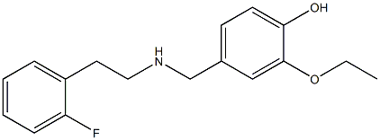 2-ethoxy-4-({[2-(2-fluorophenyl)ethyl]amino}methyl)phenol
