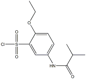 2-ethoxy-5-(2-methylpropanamido)benzene-1-sulfonyl chloride