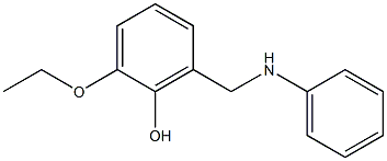 2-ethoxy-6-[(phenylamino)methyl]phenol Struktur