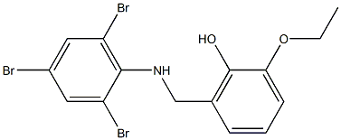 2-ethoxy-6-{[(2,4,6-tribromophenyl)amino]methyl}phenol