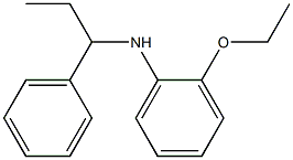 2-ethoxy-N-(1-phenylpropyl)aniline Structure