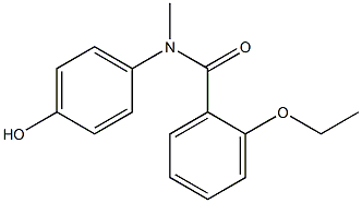 2-ethoxy-N-(4-hydroxyphenyl)-N-methylbenzamide 化学構造式