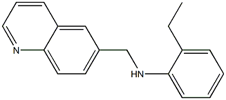 2-ethyl-N-(quinolin-6-ylmethyl)aniline|