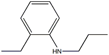 2-ethyl-N-propylaniline Struktur