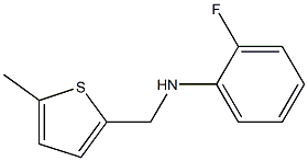 2-fluoro-N-[(5-methylthiophen-2-yl)methyl]aniline Struktur