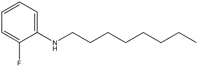 2-fluoro-N-octylaniline 化学構造式