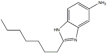 2-heptyl-1H-1,3-benzodiazol-5-amine,,结构式