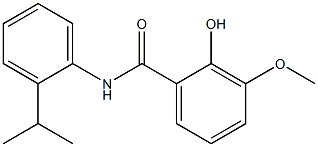 2-hydroxy-3-methoxy-N-[2-(propan-2-yl)phenyl]benzamide