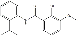  2-hydroxy-3-methoxy-N-[2-(propan-2-yl)phenyl]benzamide