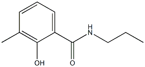 2-hydroxy-3-methyl-N-propylbenzamide Structure