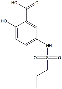 2-hydroxy-5-[(propylsulfonyl)amino]benzoic acid