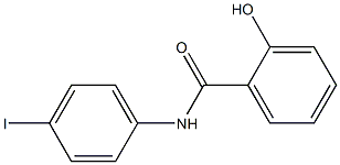2-hydroxy-N-(4-iodophenyl)benzamide,,结构式