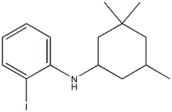 2-iodo-N-(3,3,5-trimethylcyclohexyl)aniline,,结构式