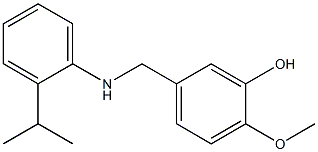 2-methoxy-5-({[2-(propan-2-yl)phenyl]amino}methyl)phenol|