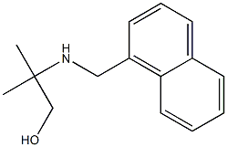 2-methyl-2-[(naphthalen-1-ylmethyl)amino]propan-1-ol Structure