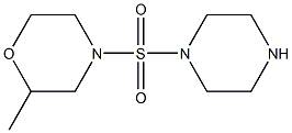 2-methyl-4-(piperazine-1-sulfonyl)morpholine,,结构式