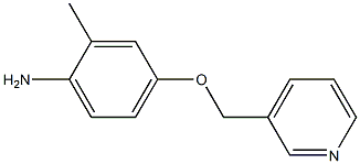 2-methyl-4-(pyridin-3-ylmethoxy)aniline Structure