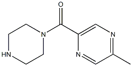 2-methyl-5-(piperazin-1-ylcarbonyl)pyrazine,,结构式