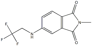 2-methyl-5-[(2,2,2-trifluoroethyl)amino]-2,3-dihydro-1H-isoindole-1,3-dione