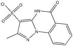  2-methyl-5-oxo-4,5-dihydropyrazolo[1,5-a]quinazoline-3-sulfonyl chloride