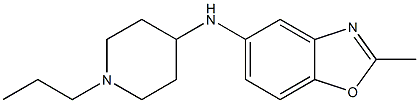 2-methyl-N-(1-propylpiperidin-4-yl)-1,3-benzoxazol-5-amine Structure