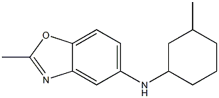  2-methyl-N-(3-methylcyclohexyl)-1,3-benzoxazol-5-amine