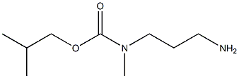 2-methylpropyl N-(3-aminopropyl)-N-methylcarbamate 结构式