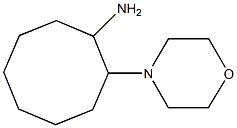 2-morpholin-4-ylcyclooctanamine Structure